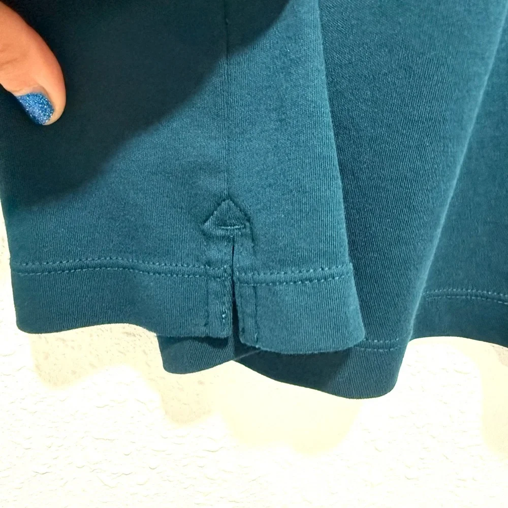 Banana Republic 100% cotton Teal‎ men's polo Shirt L